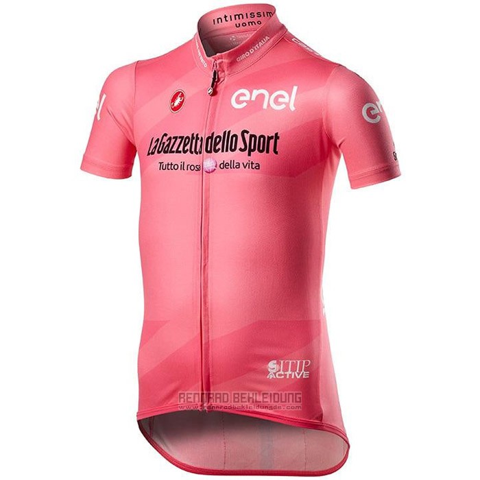 2020 Fahrradbekleidung Giro d'Italia Rosa Trikot Kurzarm und Tragerhose